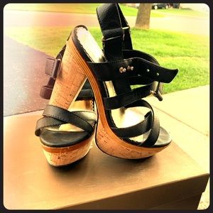 Bebe platform heel